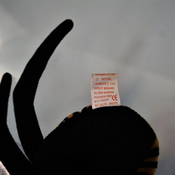 1996 Ty Beanie Baby Spinner The Spider Retired Vintage Attic Treasures With Tags - Picture 8 of 9